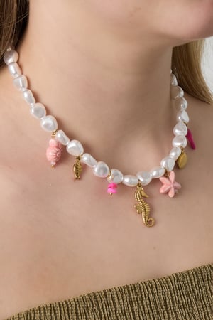 Imitation Pearl Beaded Necklaces Turtle Casual Holiday/Beach Simple Series Women's jewelry h5 Picture2
